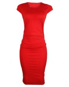 Bodicon red dress