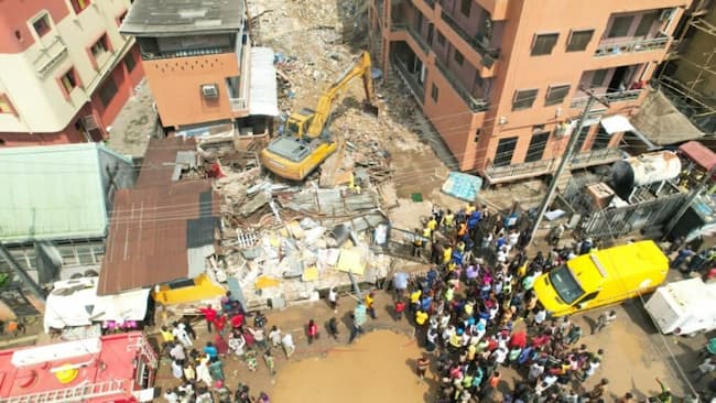 Another Building Collapses In Lagos Killing 4 People