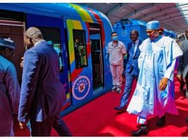 President Buhari Commissions Lagos Blue Rail Line