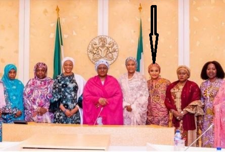 Yahaya Bello's Wanted Wife Spotted In Aso Rock