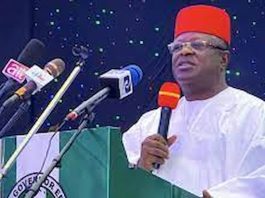 Chief David Umahi, the outgoing governor of Ebonyi State, has expressed interest in running for Senate President of the 10th National Assembly
