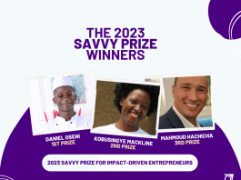 David Oseni Wins Savvy Price 2023 For Impact-Driven Entreprenuers