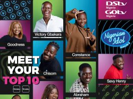 The Nigerian Idol Top Ten Contestants Make Thrilling Debut