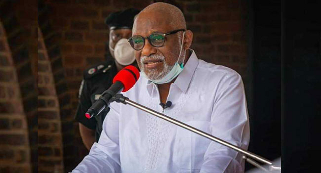 Akeredolu Calls On FG To Permit State-owned Security To Bear Arms Not Private Bodies