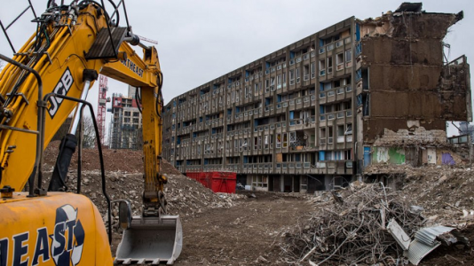 Lagos Government Begins Demolition Of Illegal Buildings At Trade Fair ...
