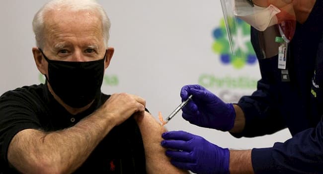 Joe Biden Receives Second Dose Of COVID-19 Vaccine