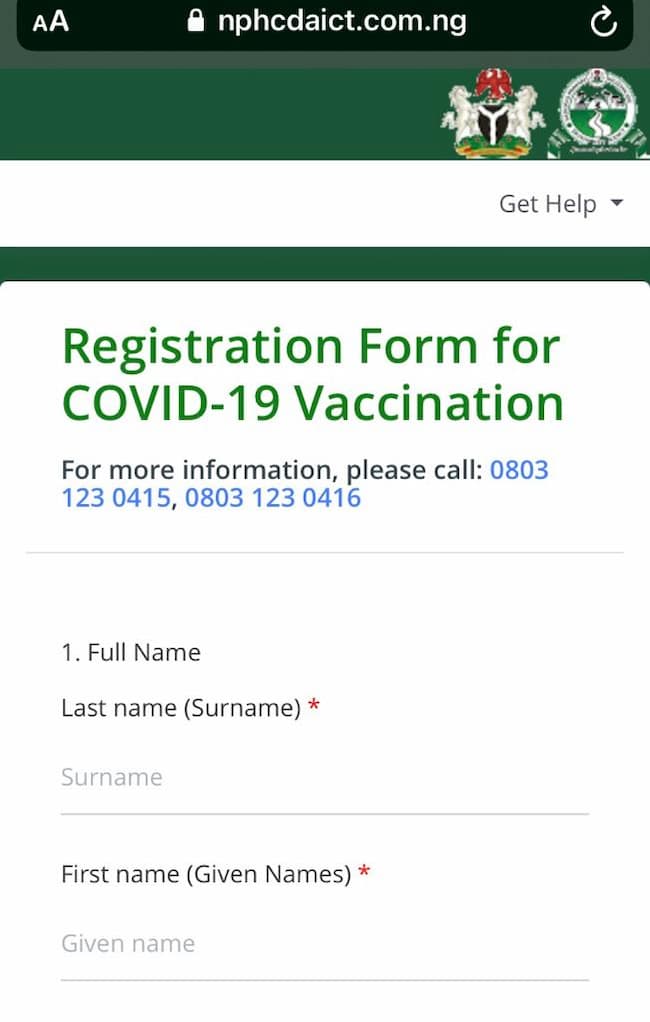 How To Apply, Qualify For COVID-19 Vaccine In Nigeria