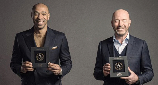 Premier League Inducts Henry, Shearer Into Hall Of Fame