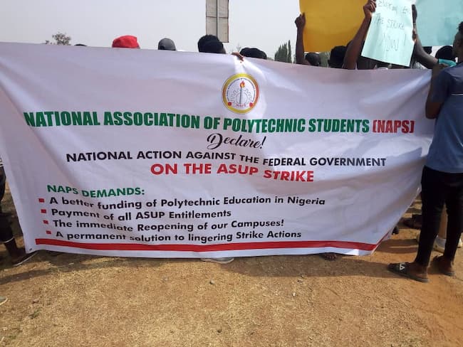 Poly Students Demand Govt Action, As ASUP Remains On Strike