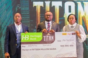 Heritage Bank Empowers Elderly Caregiver with N15m in "The Next Titan Season-8"