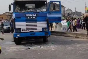 Ojodu Accident: Truck Kills 2 Students, 12 Injured In Lagos