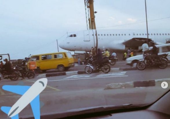 UPDATED: FAAN Explains Why Plane Caused Traffic In Ikeja, Lagos