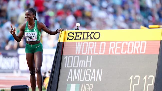 Tobi Amusan Wins $100k For Breaking Track Record