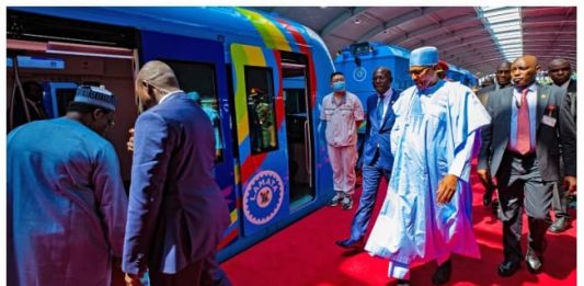 President Buhari Commissions Lagos Blue Rail Line