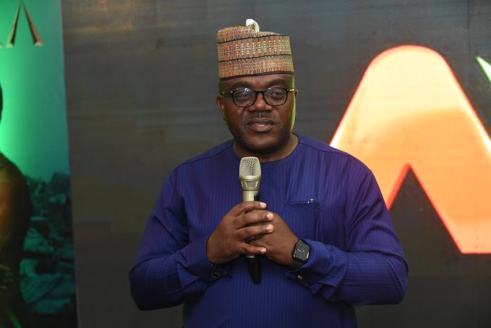A representative of the Defence Headquarters, Brigadier General O. Adegbe gave a speech at the premiere of the Africa Magic series, Lahira. The screening was held at The Wheatbaker Hotel in Ikoyi, Lagos on Thursday, March 17, 2023.