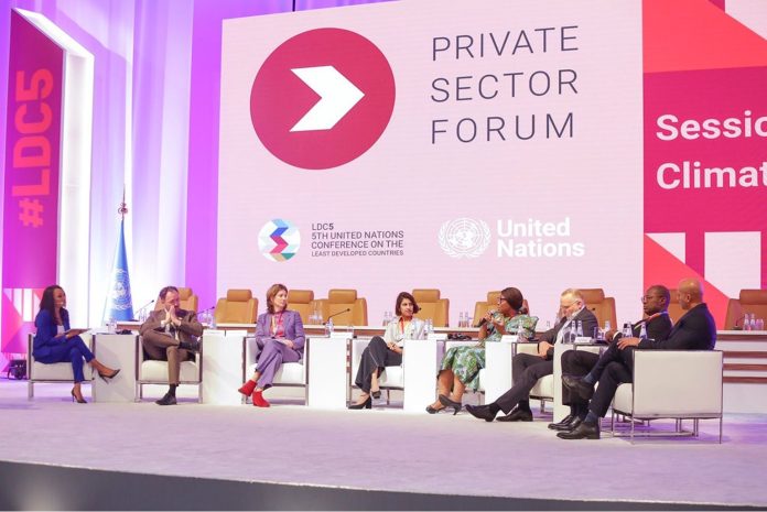 LDC 5th United Nations Conference in Doha: Delphine Traoré advocates for greater private sector engagement in achieving sustainable solutions for Africa's prosperity