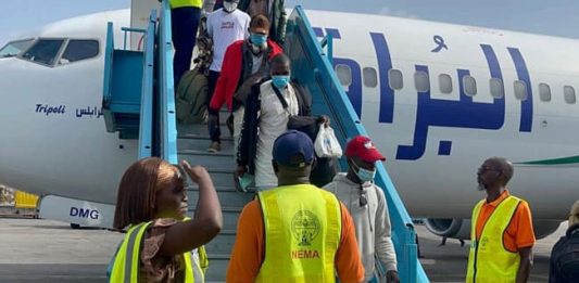 NEMA Receives 107 Nigerians Stranded In Libya