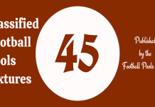 Week 45 Pool Fixtures for Sat 9, May 2026, UK 2025/2026 Week 45 Pool Fixture for Sat 13, May 2023