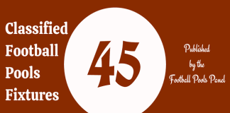 Week 45 Pool Fixtures for Sat 9, May 2026, UK 2025/2026 Week 45 Pool Fixture for Sat 13, May 2023