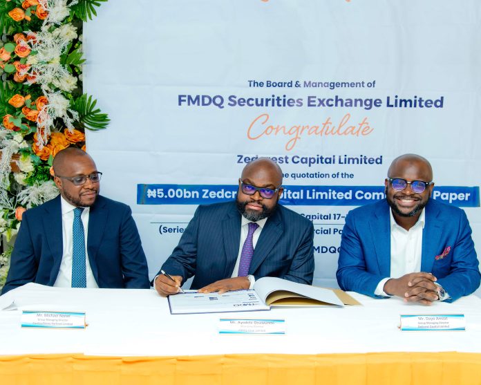 Zedcrest Capital Limited Quotes Maiden Commercial Paper On FMDQ Exchange