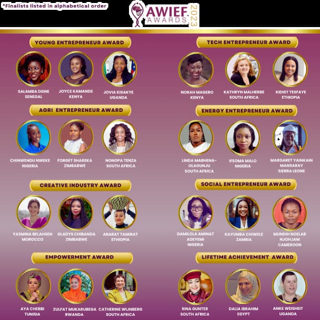 AWIEF Announces Finalists For 2023 AWIEF Awards