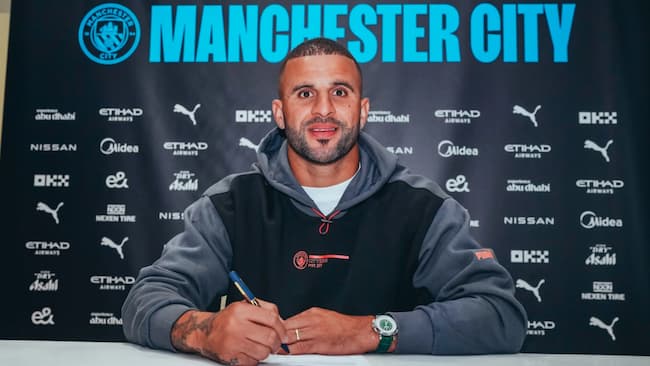 Kyle Walker Signs New Contract With Man City