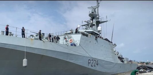 Nigeria Receives Royal Naval Cruiser From UK