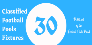 Week 30 Pool Result For Sat 24, Jan 2026, UK 2025/2026