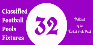 Week 32 Pool Result For Sat 7, Feb 2026, UK 2025/2026