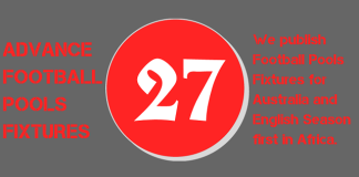 Week 27 Pool Result For Sat 3, Jan 2026, UK 2025/2026