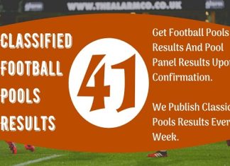 Week 41 Pool Result for Sat 11, Apr 2026, UK 2025/2026