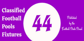 Week 44 Pool Result for Sat 2, May 2026, UK 2025/2026