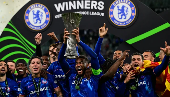 Chelsea-lift-Conference-League-trophy