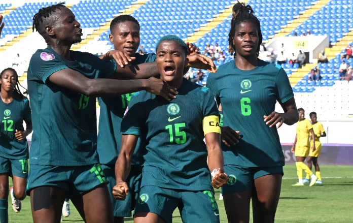 rasheedat-ajibade-of-nigeria-celebrates-goal-during-the-2024-womens-africa-cup-of-nations-semi-final-match-between-nigeria-and-south-africa