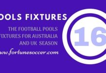 Week 16 Football Pools Fixtures: Saturday October 17 2026