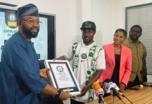 Joshua Aiyenuro Sets Guinness World Records Mark, Targets Empowerment Of 37,000 Nigerian Youths