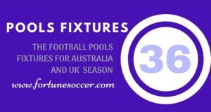 Week 36 Pool Fixtures For Sat 7, Mar 2026, UK 2025/2026