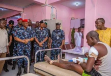 IGP Olatunji Disu visits Maiduguri bombing victims; tightens city security