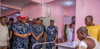 IGP Olatunji Disu visits Maiduguri bombing victims; tightens city security