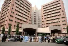 Fire outbreak at Federal Secretariat, Abuja