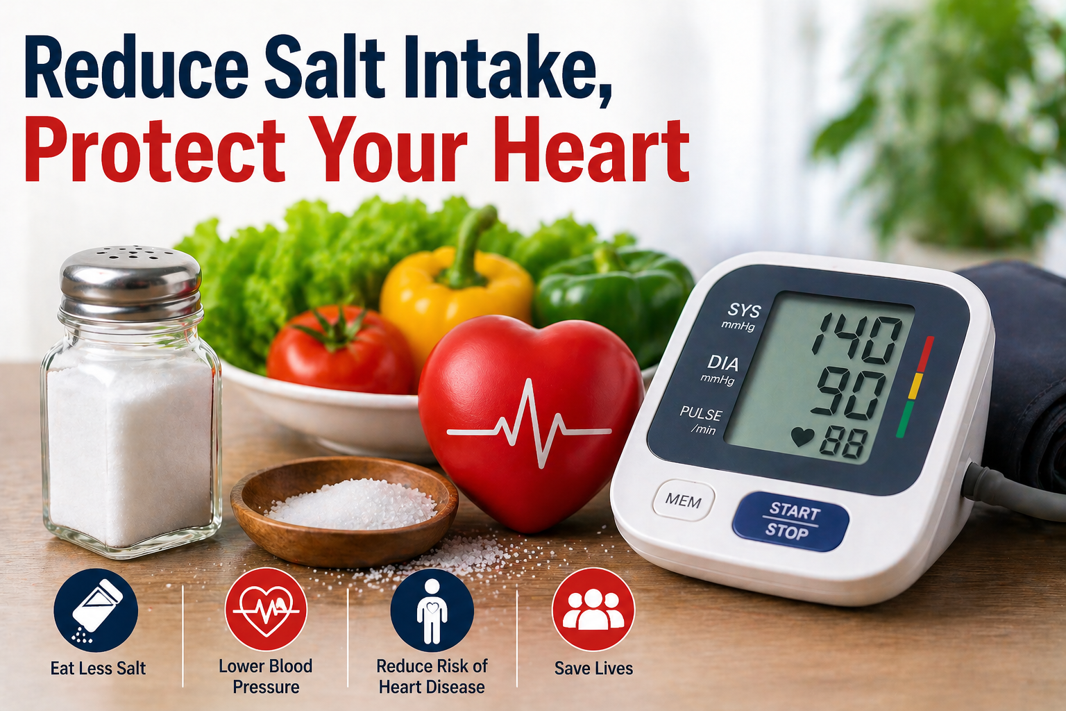 Experts warn Nigerians to reduce salt intake to prevent heart disease