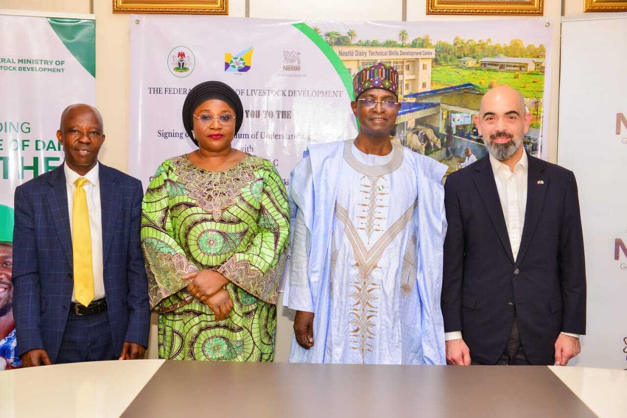 FG, Nestlé Nigeria sign MoU to establish dairy skills centre in FCT