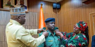 Defence Minister decorates promoted officers, urges professionalism