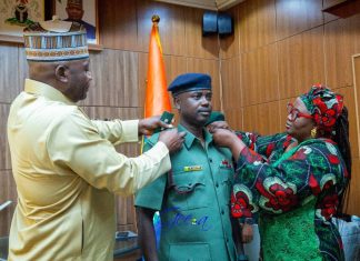 Defence Minister decorates promoted officers, urges professionalism