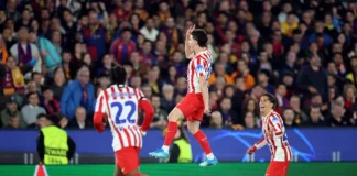 Atletico Madrid hold off Barcelona to reach UCL Semi-Finals