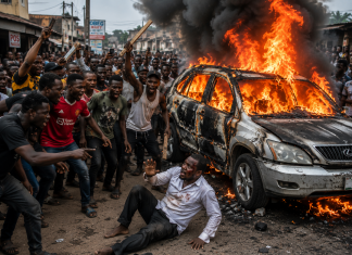US-based Nigerian doctor brutalised, SUV torched after false kidnap accusation