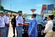 Customs hands over stolen luxury vehicles recovered at Tin Can Port to Canada