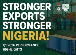 Nigeria Customs records $925.84m export Value in Q1 2026, signals strong non-oil growth