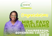 NNEW appoints Morounfayo Williams as Governing Council Chairperson