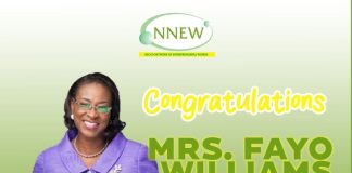 NNEW appoints Morounfayo Williams as Governing Council Chairperson